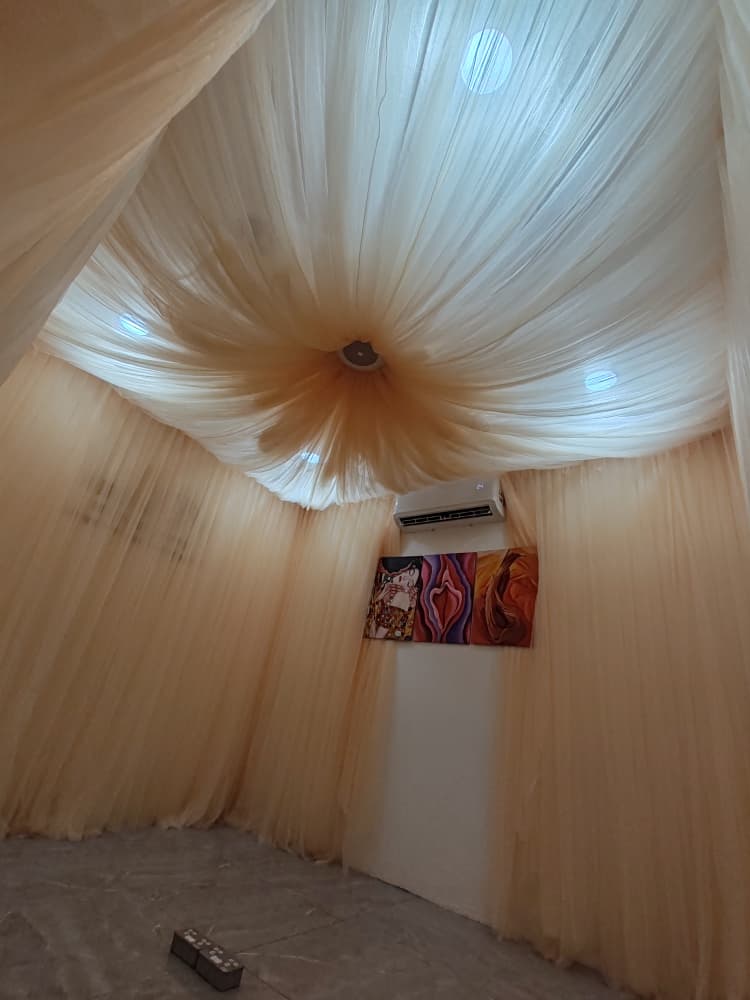 UNDERLAYER ARABIAN SHEER CURTAIN